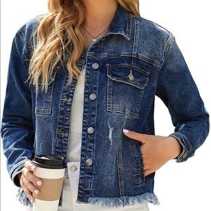 Small fringe Jean jacket - Brand New